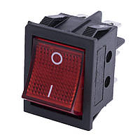 IRS-202-6C RED переключатель ON-OFF-ON, 6pin, 15A, 220V, красный