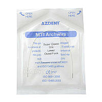 Дуги Azdent SE Niti white, 014, низ, 1шт/уп. Ovoid Form