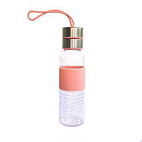 Пляшка пластикова прозора YES «Pink» 420 мл.