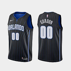 Чорна чоловіча майка Gordon №00 (Гордон) команда Orlando Magic Орландо Меджік