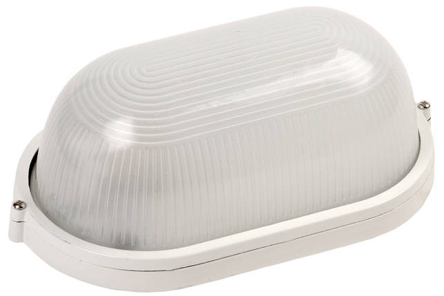 Світильник НПП1201 100W E27 IP65 овал білий Ny95000576, фото 1