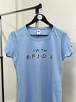 Женская футболка для невесты с надписью - "I`m the Bride".