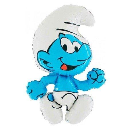 G Balloon Foil - Smurf, 100 cm. Куля повітряна фольгована Смурф — В УП MrShar