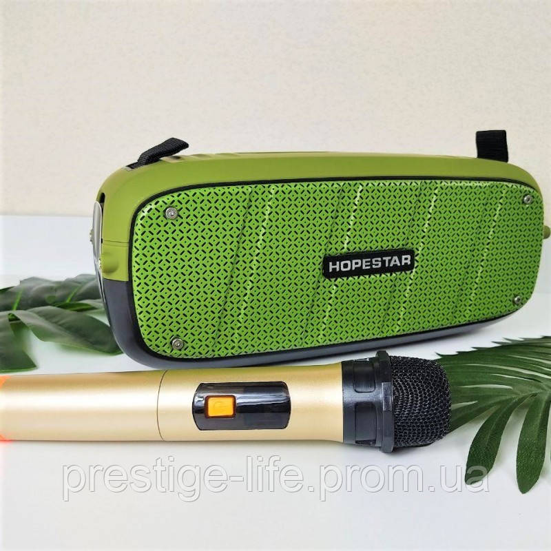 Колонка Bluetooth HOPESTAR A20 PRO + Микрофон (Зеленый) — Купить ...