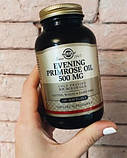 Масло вечірнього первоцвіту Solgar Evening Primrose Oil 500 mg 180 вег капс, фото 7
