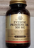 Масло вечірнього первоцвіту Solgar Evening Primrose Oil 500 mg 180 вег капс, фото 4