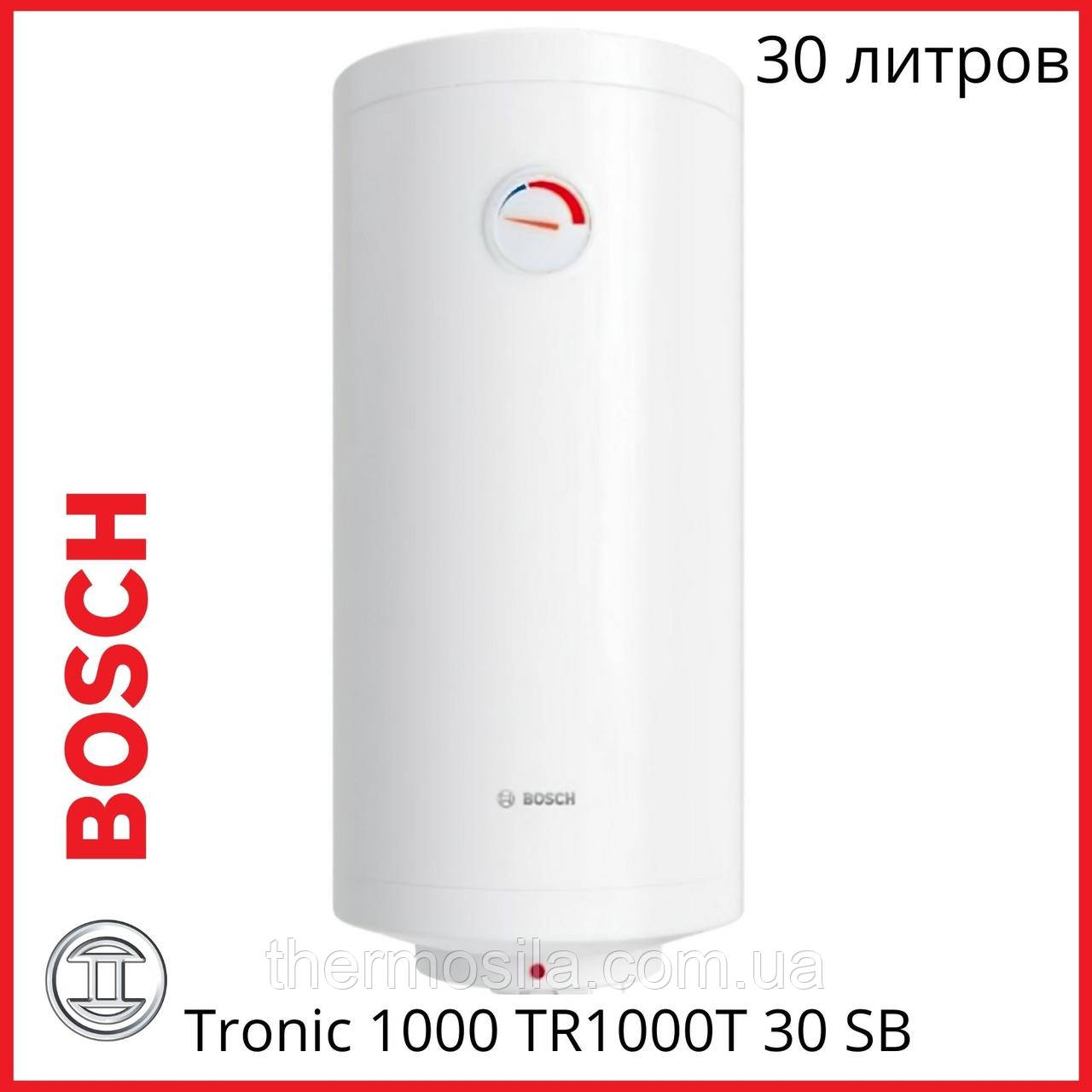 Котел Bosch Tronic 1000 TR1000T 30 SB (slim) водонагрівач 30 літрів