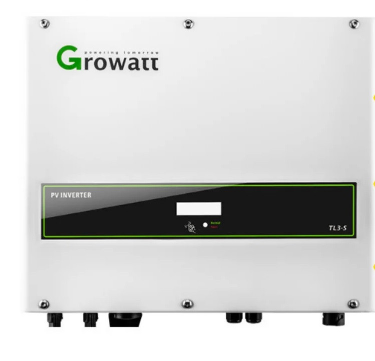 Мережевий сонячний інвертор 9 кВт GROWATT 9000TL3-S, Трифазний, фото 1