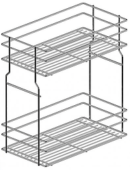 Карго REJS Корзина нижн.креп. 2 полиці ХРОМ 400 мм VM без напрямних