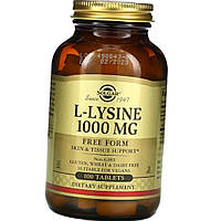 L-лізин Solgar L-Lysine 1000 mg 100 таблеток