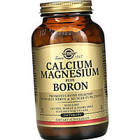 Кальций Магний плюс Бор Солгар Calcium Magnesium Plus Boron 250 табл