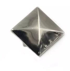 Заклепки пірамідки, крабіки 35 мм, колір срібло