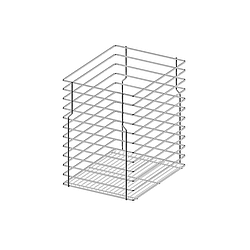 Кошик для білизни Variant Multi 300 хром нижнє кріплення однорівнева