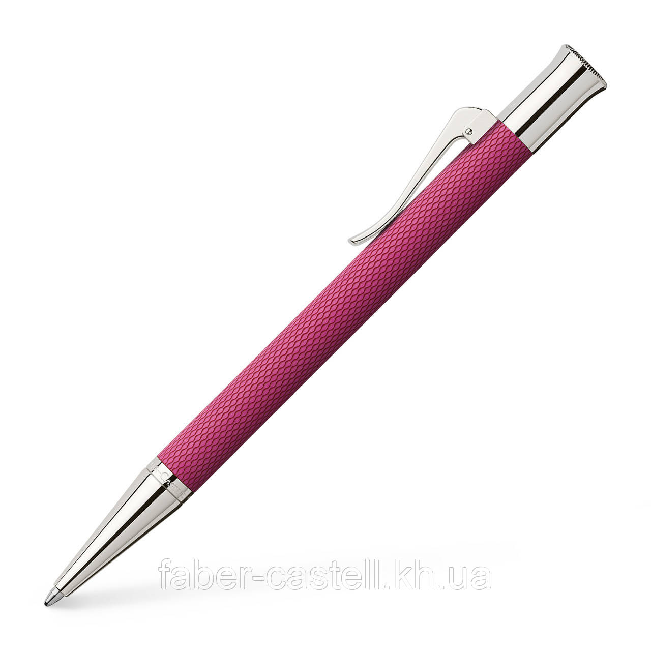 Ручка кулькова Graf von Faber-Castell Ballpoint pen Guilloche Electric Pink з колекції Guilloche, 145217