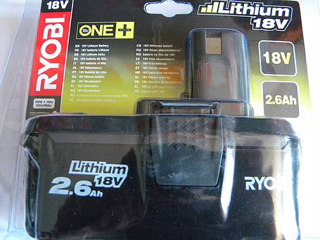 Літій-іонний акумулятор Ryobi RB18L26, фото 1