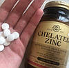 Цинк хелат Солгар Solgar Chelated Zinc 250 таб, фото 7