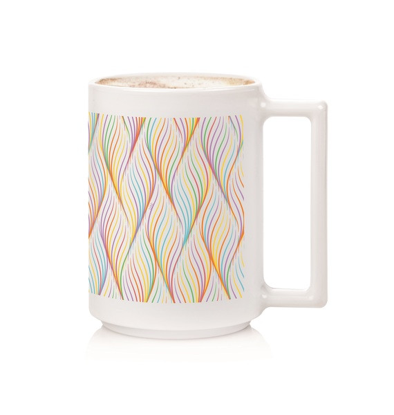 Чашка скло 380мл "Luminarc.A LA Bone Rainbow" №Q5363/6360(24)