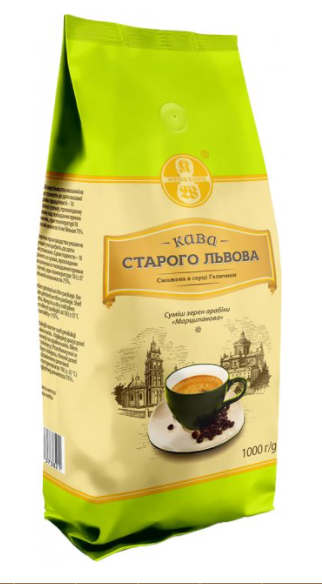 Кава Старого Львова Марципанова в зернах 1 кг