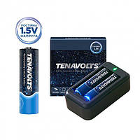 Аккумулятор TENAVOLTS AA 1850mAh 1.5V с зарядним устройством 2шт./уп