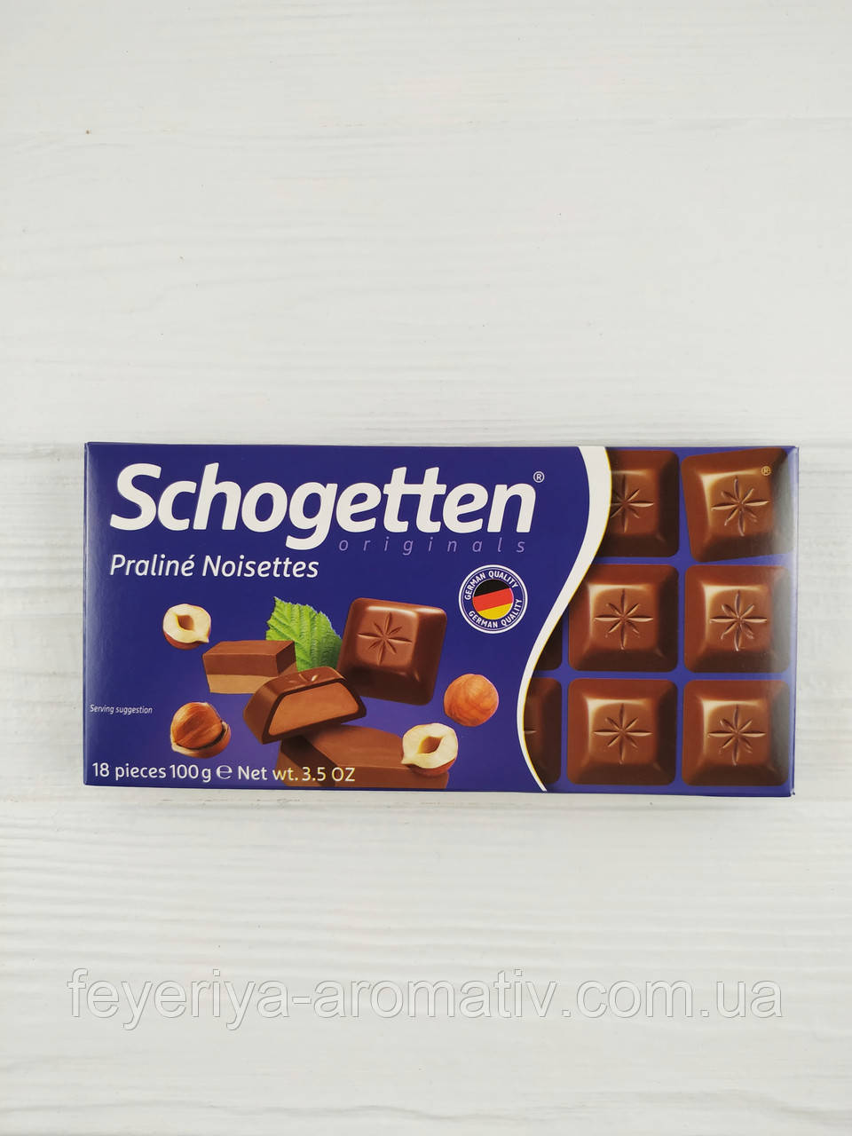 Шоколад ореховое пралине Schogetten Praliné Noisettes 100 г Германия ...