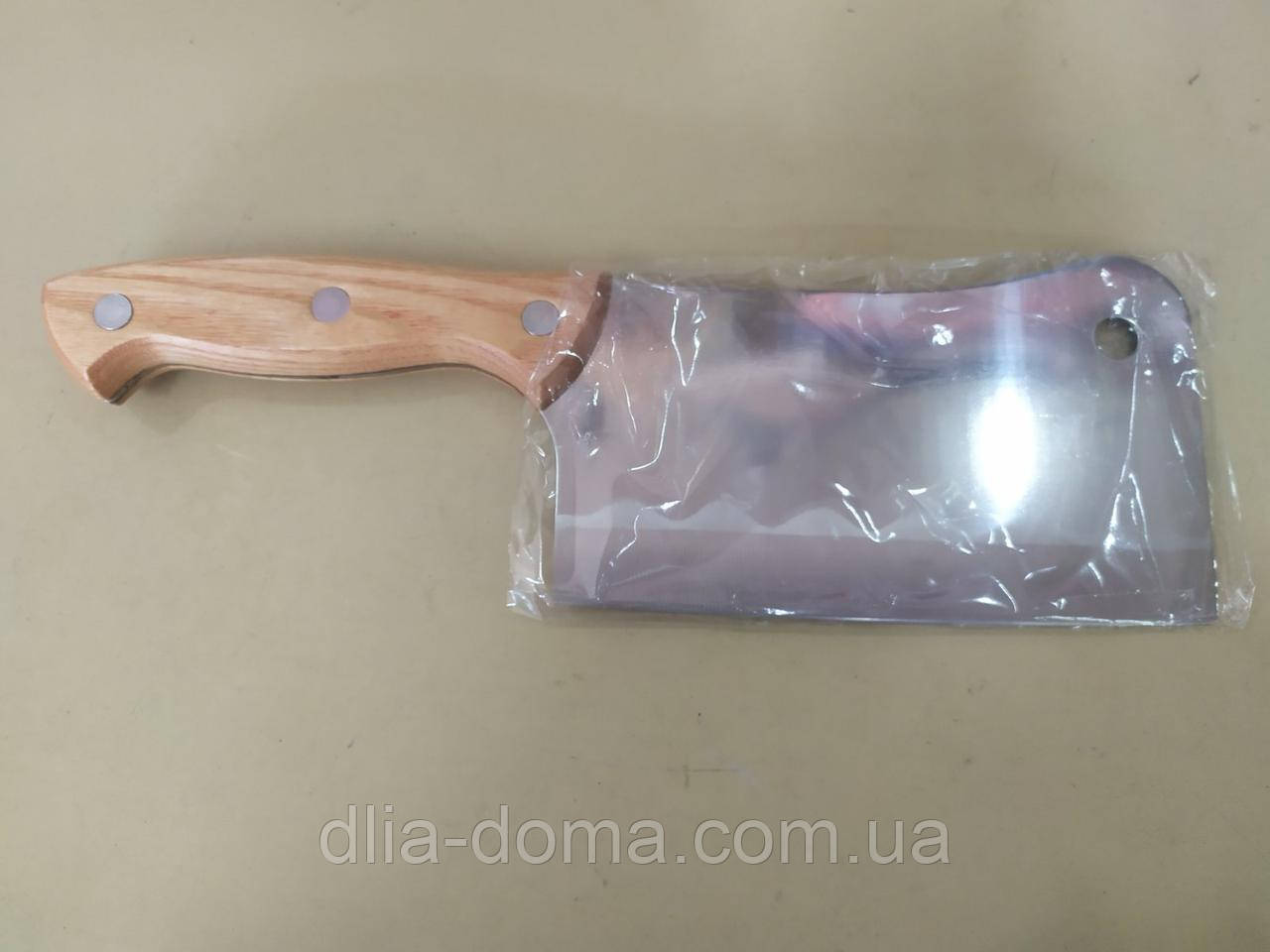 Ніж сікач з деревяною ручкою Баранчик 36 * 10см