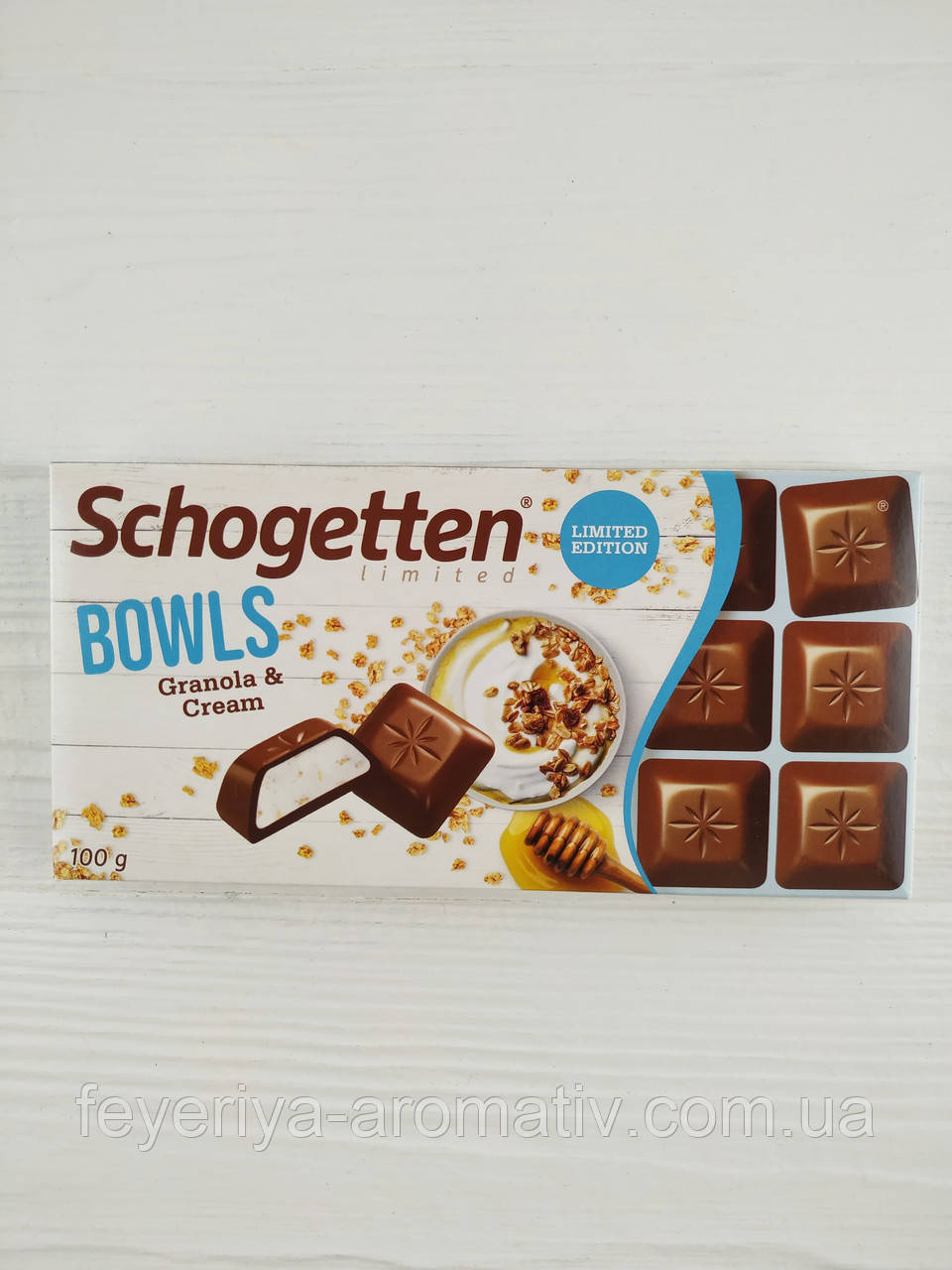 Шоколад молочний гранолу та молочний крем Schogetten Granola s Cream100г (Німеччина), фото 1