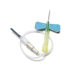 Катетер-метелик BD Vacutainer до вакуумної пробірки з люер-адаптером 23 G 0,6 х19 мм довжина кат. 178 мм