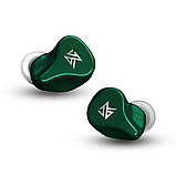 Бездротові Bluetooth-навушники KZ Z1 з кейсом для зарядки (Зелений), фото 2
