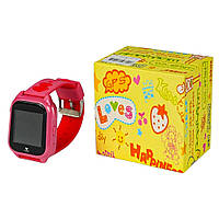 DR Детские смарт часы M06 розовые с поддержкой micro-sim, камерой, влагостойкие