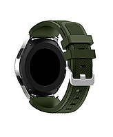 Ремінець 22 мм на годинник Samsung Galaxy Watch 46 mm/Frontier/Gear s3 хакі