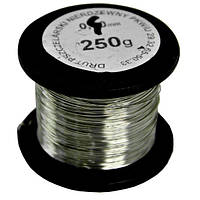 Дріт нержавіючий до рамок 0,4 мм 250 г