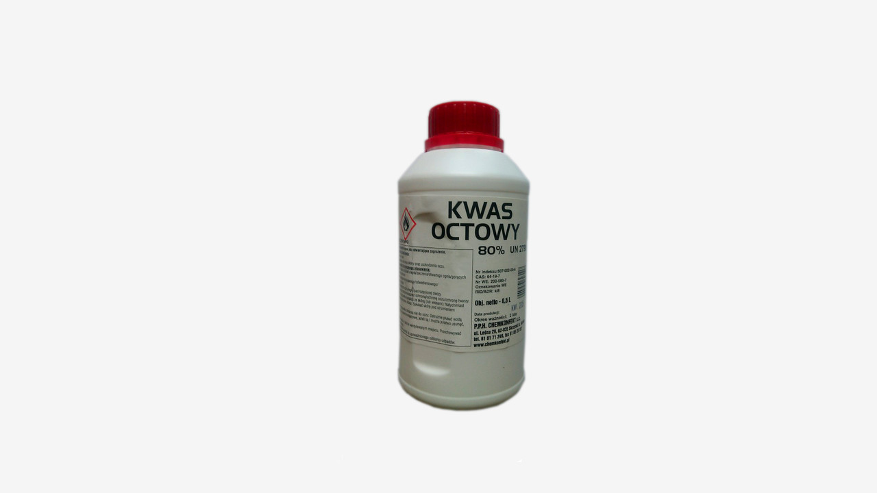 Кислота оцтова 0,5 л