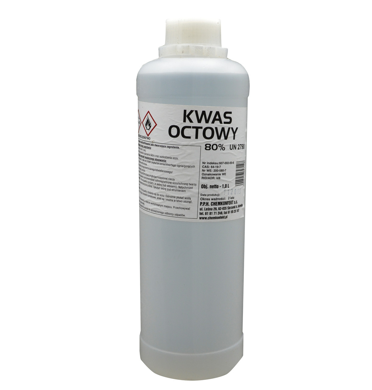 Кислота оцтова 1 л
