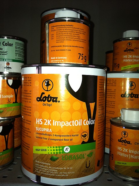 Масло ImpactOil color 2-компонентне біла ТМ Лоба 0,75 л