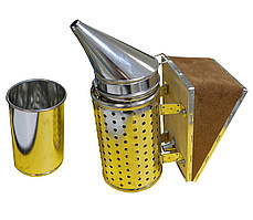 Димар пасічний великий оцинкований (з огорожею) з вставкою 28см.