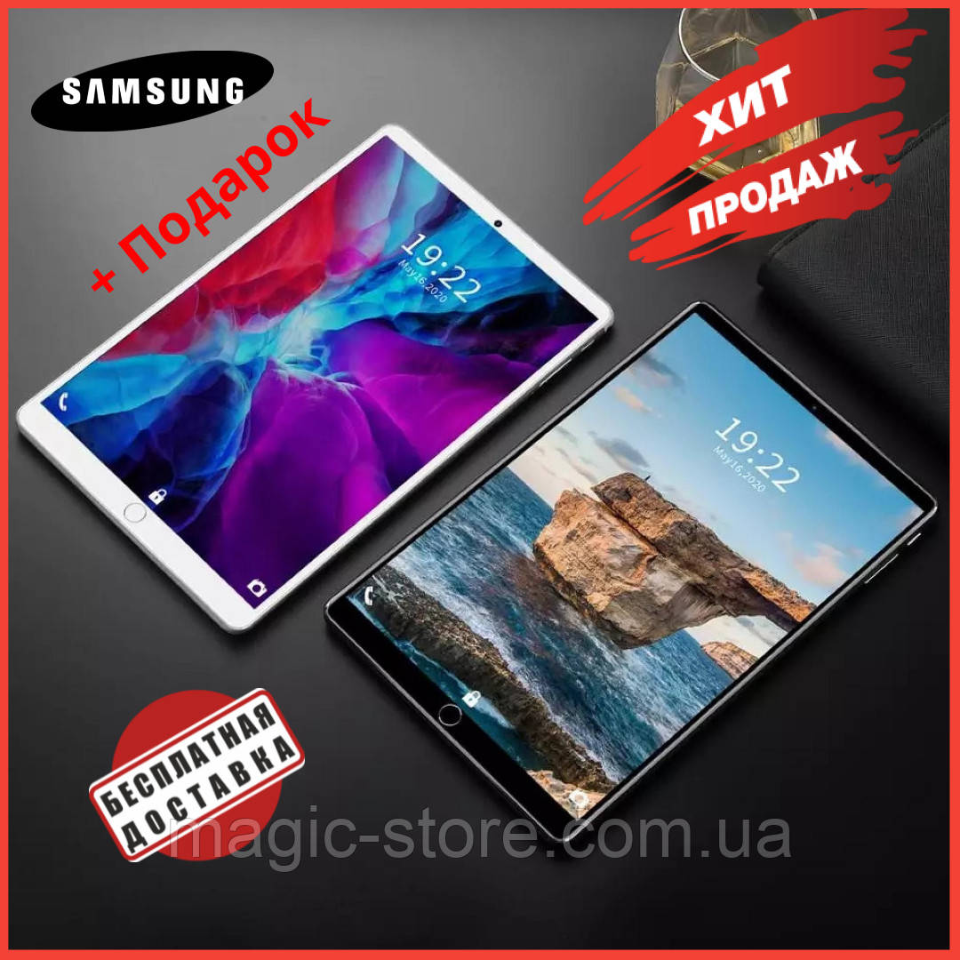 Планшет телефон Samsung S10, 12 ядер, 10.1", 4Gb RAM / 32 Gb Rom, GPS, 2 sim, 3G