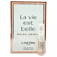 Элитная парфюмированная вода Lancome La Vie Est Belle Soleil Cristal 1,2ml пробник оригинал, цветочный аромат