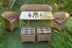 КОМПЛЕКТ МЕБЛІВ З РОТАНГА «КОНСТАНЦІЯ»