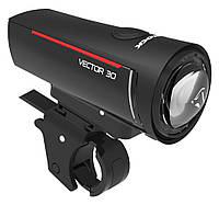 Велофара TRELOCK LS 300 I-GO VECTOR 30 Akku USB black светодиодная передняя