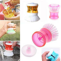 Щітка з дозатором для миття посуду Helper, фото 3