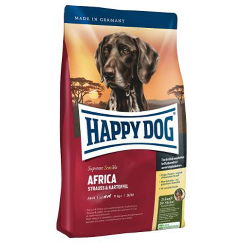 Happy Dog SUPREME SENSIBLE AFRICA корм для собак з чутливим травленням 4 кг - фото 1 - id-p1462312676