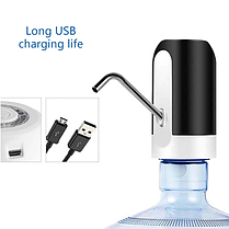 Помпа для води електрична з акумулятором на бутиль Water Dispenser, фото 3
