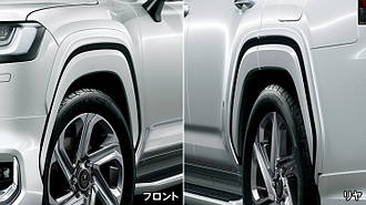 Накладки на арки Toyota Land Cruiser LC300 2021+ г.в. Modellista