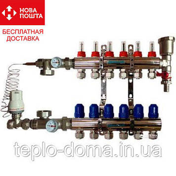 Колектор GROSS на 2 контури в зборі (Німеччина)