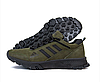 Чоловічі шкіряні кросівки Adidas Terrex Green, фото 3