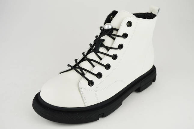 Черевики з затяжками Berkonty 2020 39 Білий, фото 1