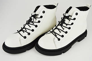 Черевики з затяжками Berkonty 2020 39 Білий, фото 5