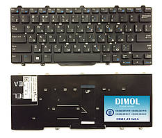 Оригінальна клавіатура для ноутбука Dell Latitude 3340, E3340 black, ua