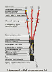 МУФТА ТЕРМОУСАЖЕВАЕМАЯ КІНЦЕВА ЗОВНІШНЯ КНтп - 10 кВ