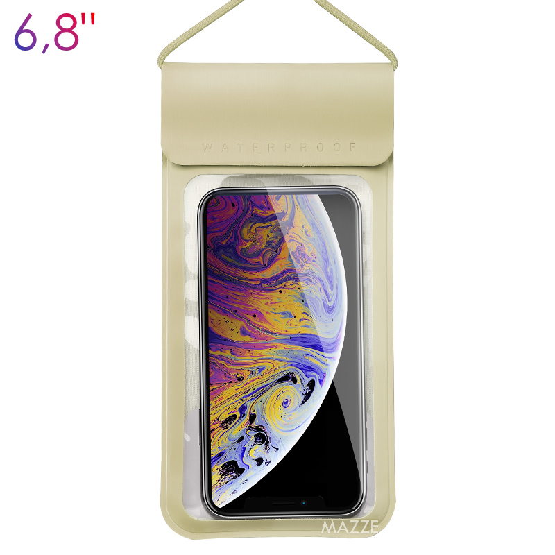 Чохол водонепроникний IPX8 для мобільного телефона смартфона до 6.8" для підводного знімання KUULAA Waterproof PU Bag (KL-FSD-01) - фото 1 - id-p1270945519